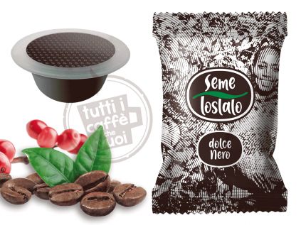 Capsule seme tostato dolce nero compatibili bialetti - Tuttiicaffèchev