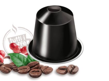 Capsule seme tostato dolce nero compatibili nespresso - Tuttiicaffèche