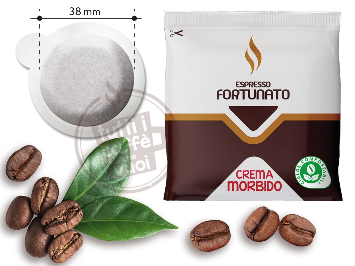 Cialde espresso fortunato crema forte diametro 38 mm