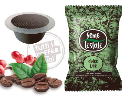 Capsule seme tostato dolce dek compatibili bialetti