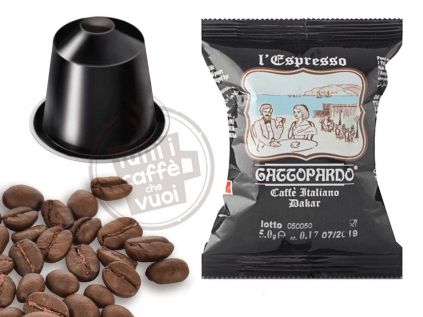 10 Capsule Caffè ToDa L'Espresso Gattopardo Ginseng Solubile Compatibili  Nespresso
