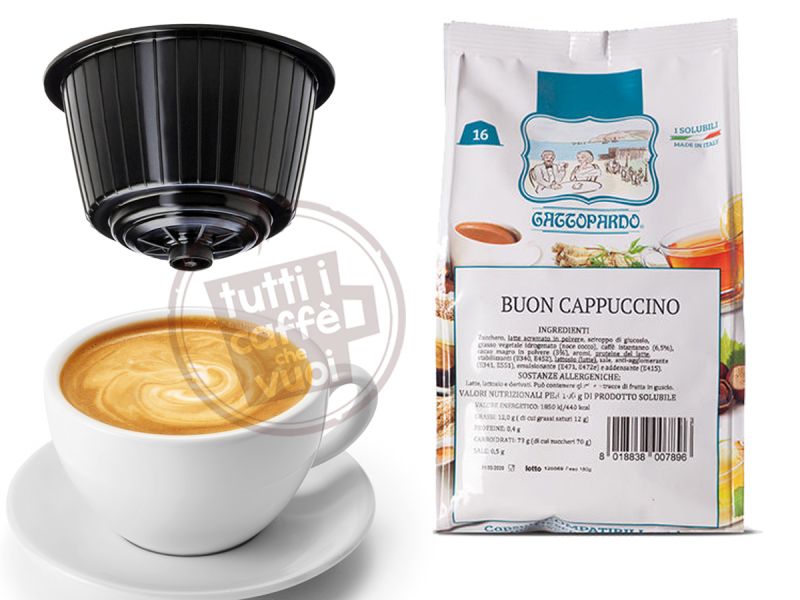 10 Capsule Caffè ToDa L'Espresso Gattopardo Ginseng Solubile Compatibili  Nespresso